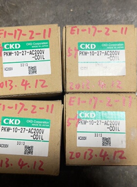 溢价-CKD电磁阀线圈PKW1027AC200VCOIL
