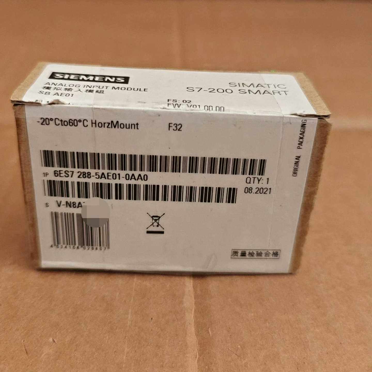 6ES7288-5AE01-0AA0，西门子模拟输入模组，--议价商品