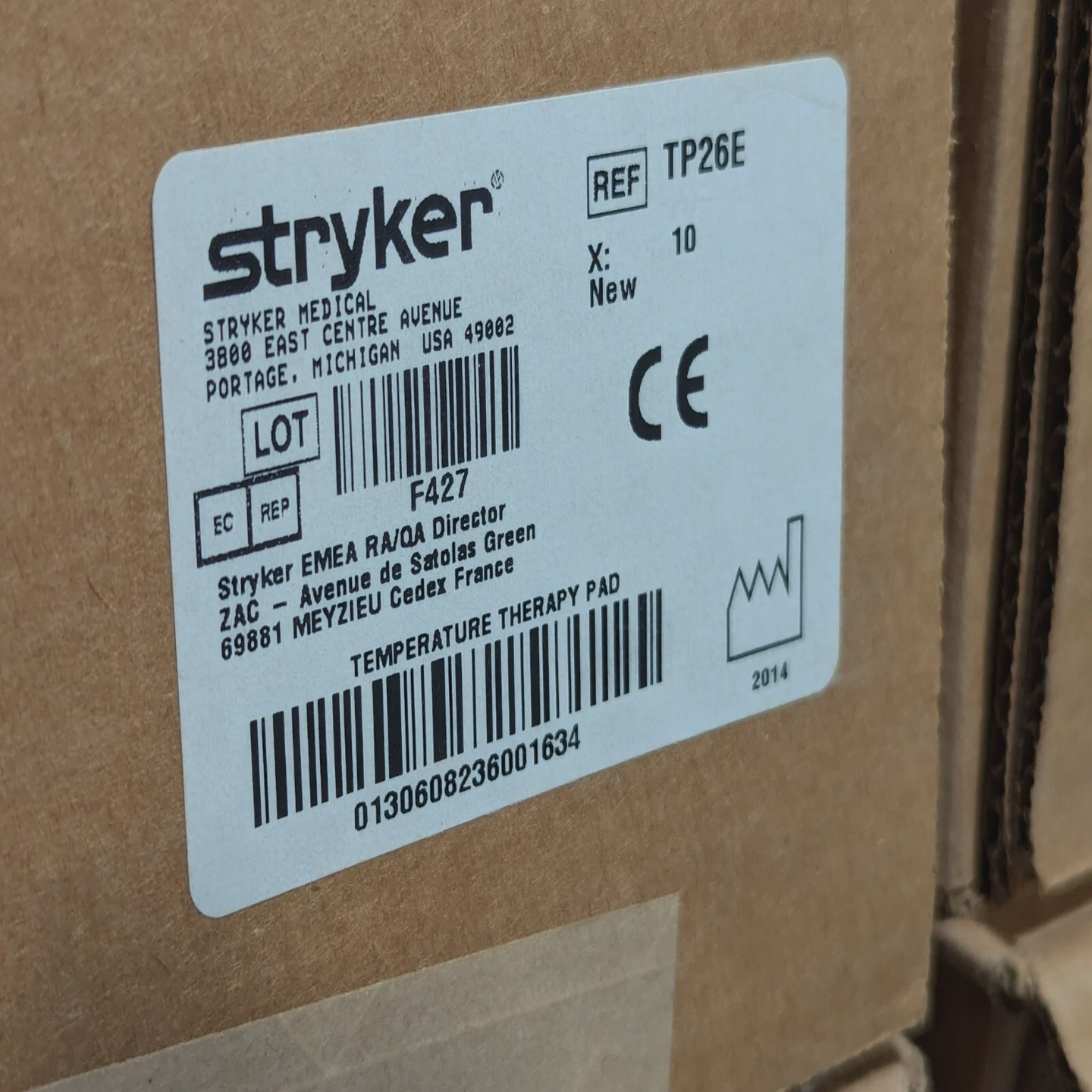 StrykerTP26EMul-T-Pad带Clik-Tite连接器大号18英寸X2