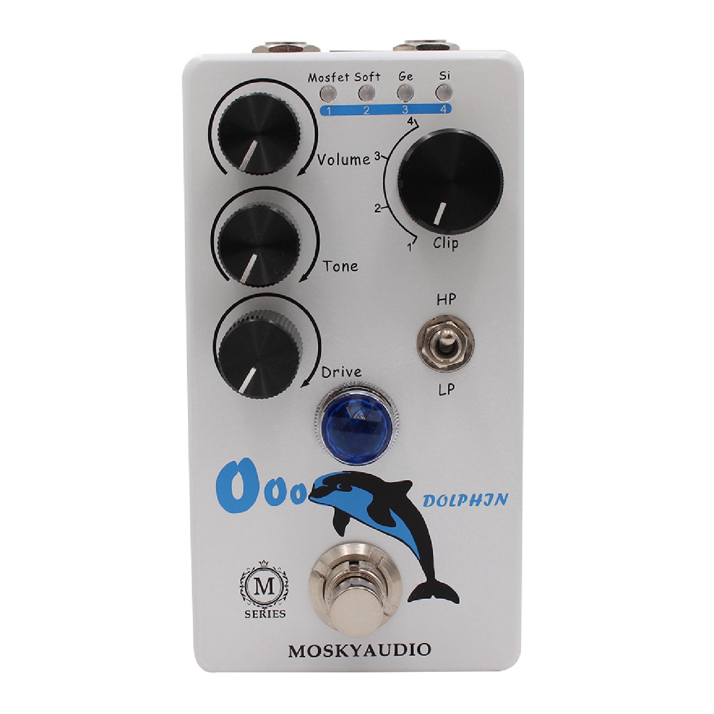 MOSKYAUDIO乐器吉他效果器DOLPHIN过载失真效果器
