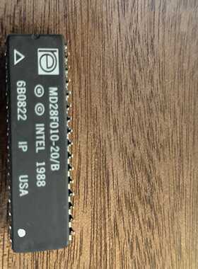 Intel原装进口芯片，型号MD28F010-20/B，19--议价商品