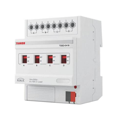 议价TSSD-0416C/4路开关驱动器/南京天溯智能照明模块i-bus/原装