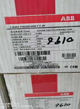 【议价】塑壳T3S250TMD200/200FF4P1适用