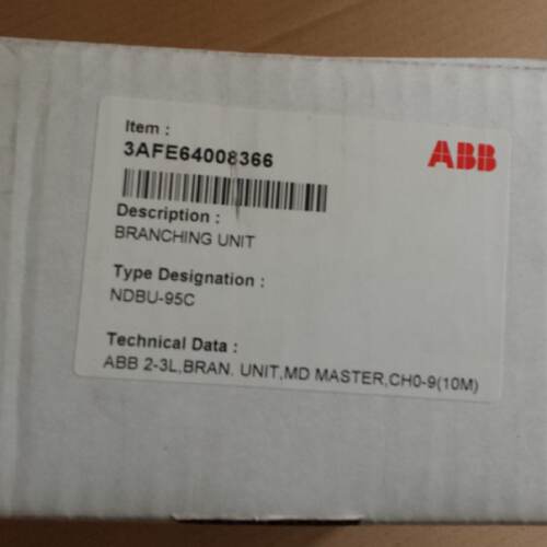议价原装全新开封ABB，BRANCHING UNIT NDBU-95C，NDBU-95C