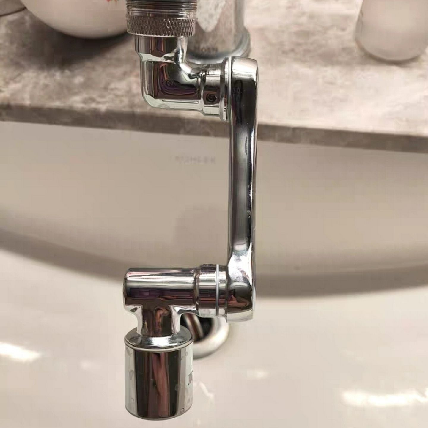 水嘴起泡加长摇臂机械臂万能洗脸盆神器多功能接头防溅水龙头万向