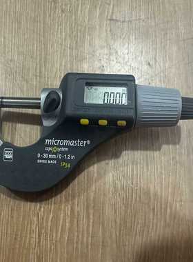 瑞士原装进口micromaster数显千分尺，测量范围0-3--议价商品