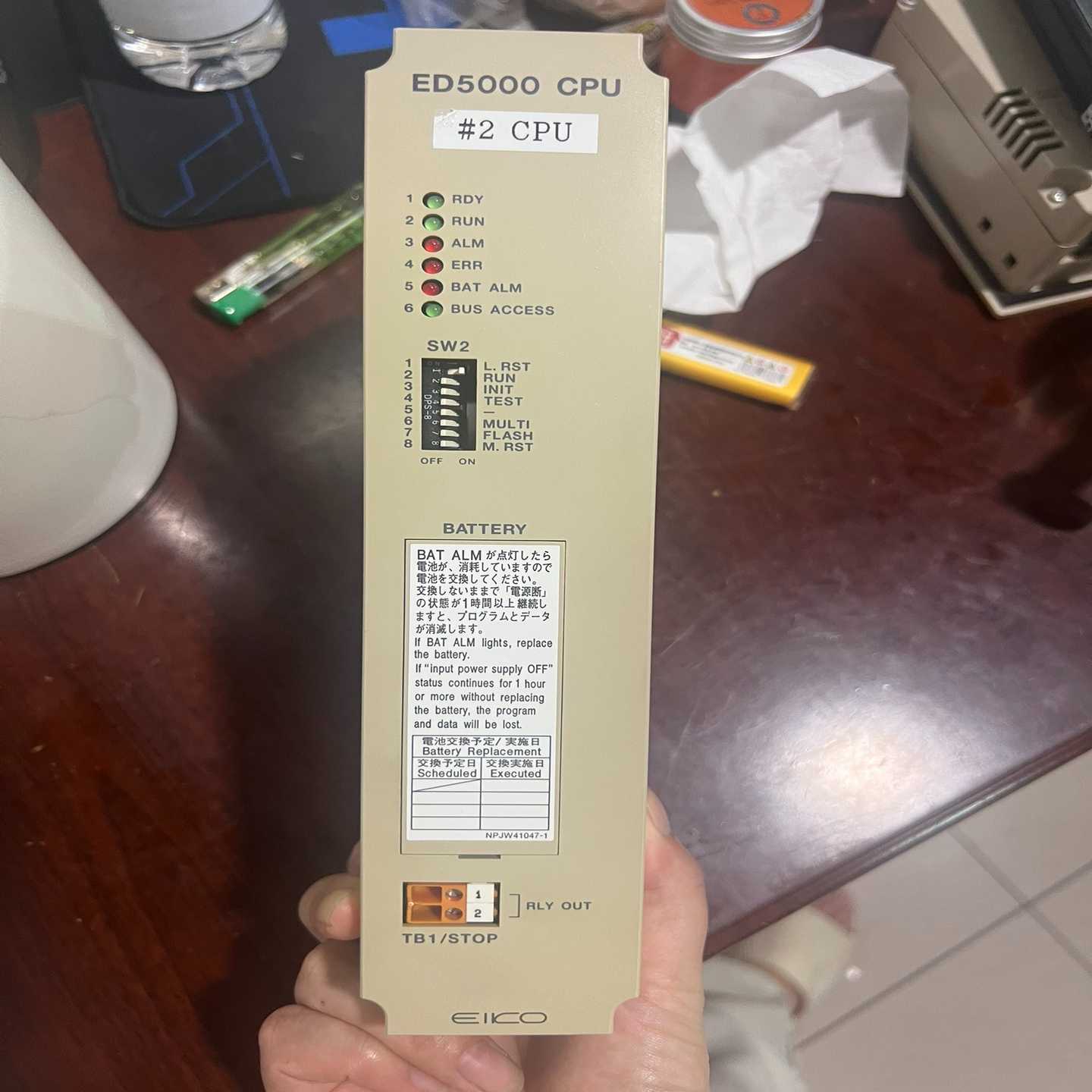 咨询-安川ED5000CPU模块，型号CP-312/CPU实物拍