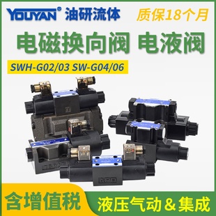 20SWH D24 C4C6B2C5C8 G03 G04G06液压换向阀SWH G02