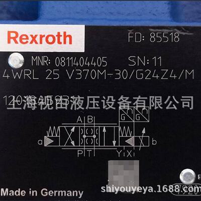 寻“”德国力士乐伺服比例阀08114044054WRL25V370M3XG24Z4M