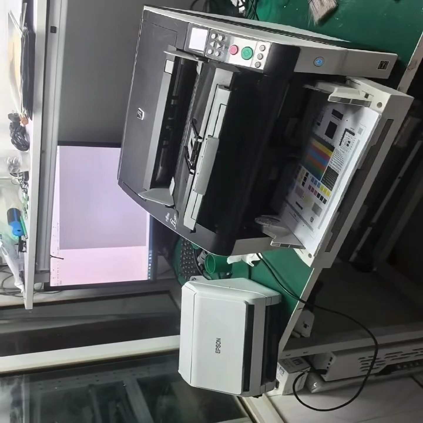 富士通A3高速扫描仪，富士通6400，配件齐全，功能完好无维--议价