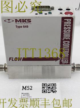 供应M52 MKS MFC压力控制器型号 649 649A21T11CAFR-S