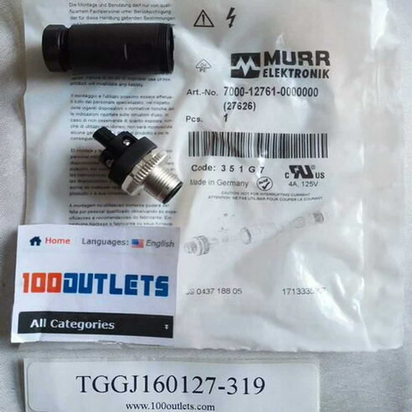 MURR电子7000-12761-0000000连接器