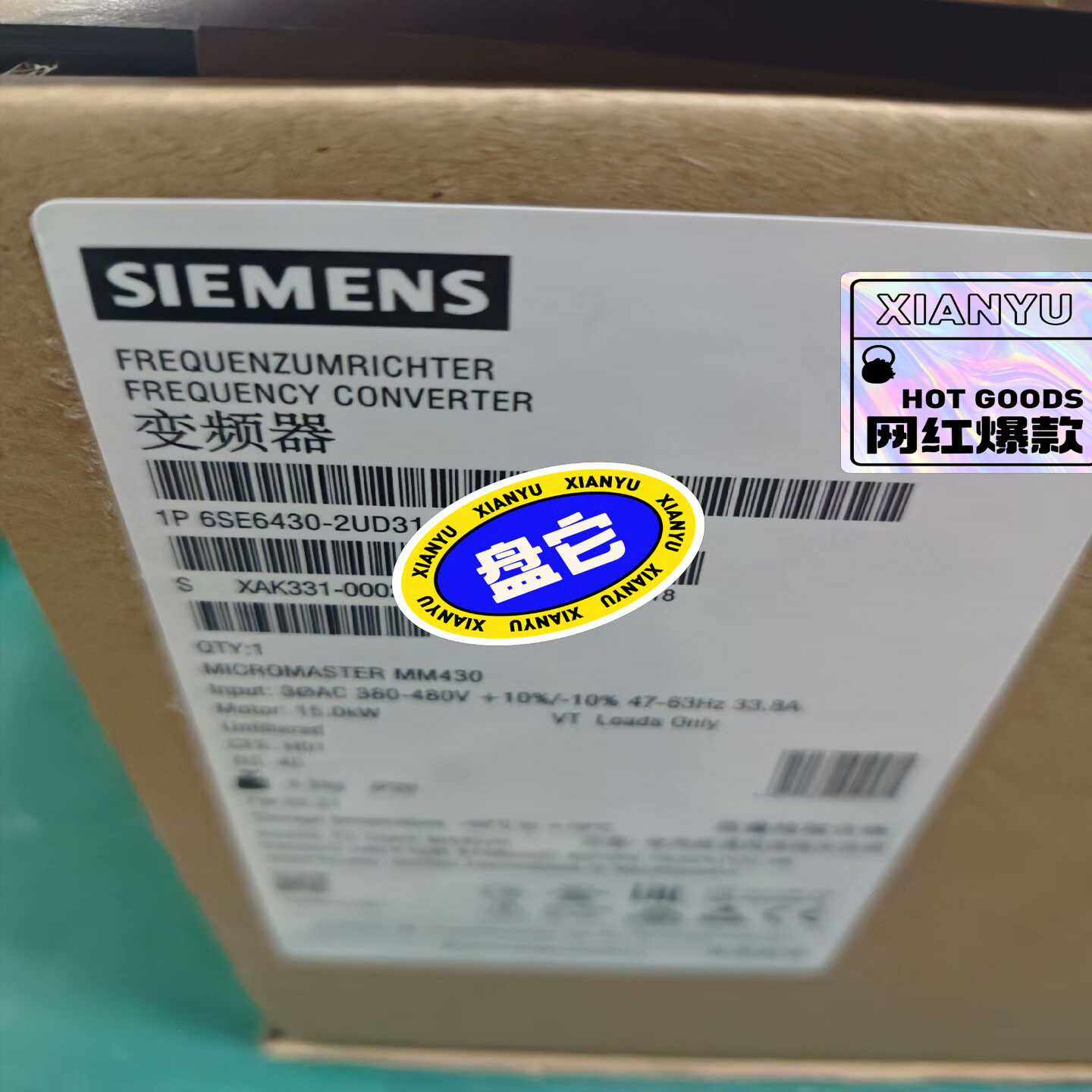 【议价】PM340驱动器6SL3210-1SE11-7UA0适用