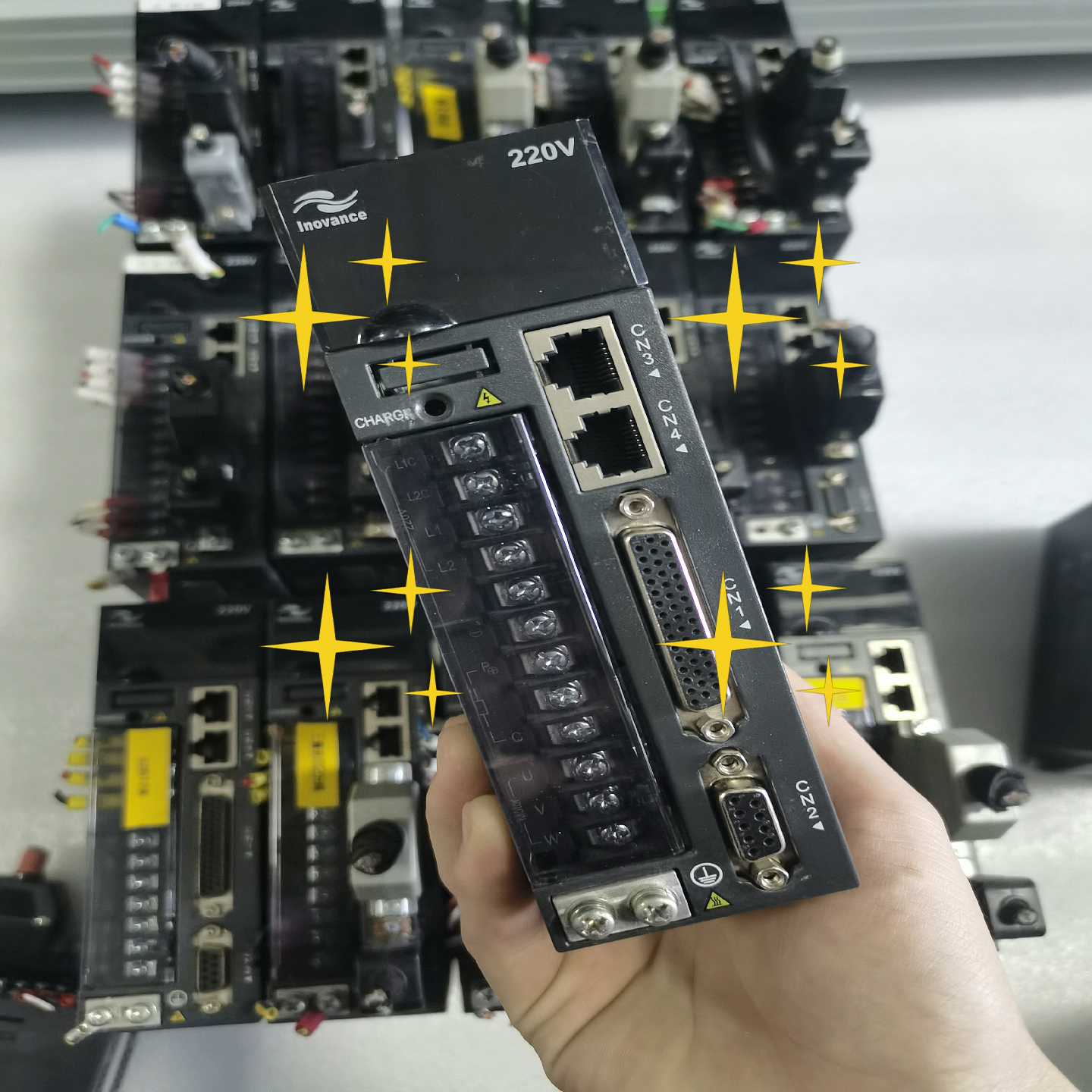 汇川驱动器IS620PS1R6I-IAB-C，正常拆机件，成