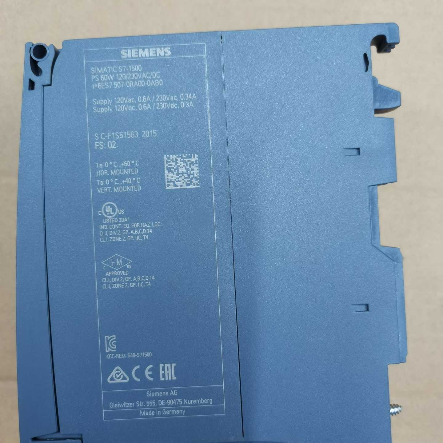 6ES7507-0RA00-0AB0、议价询价