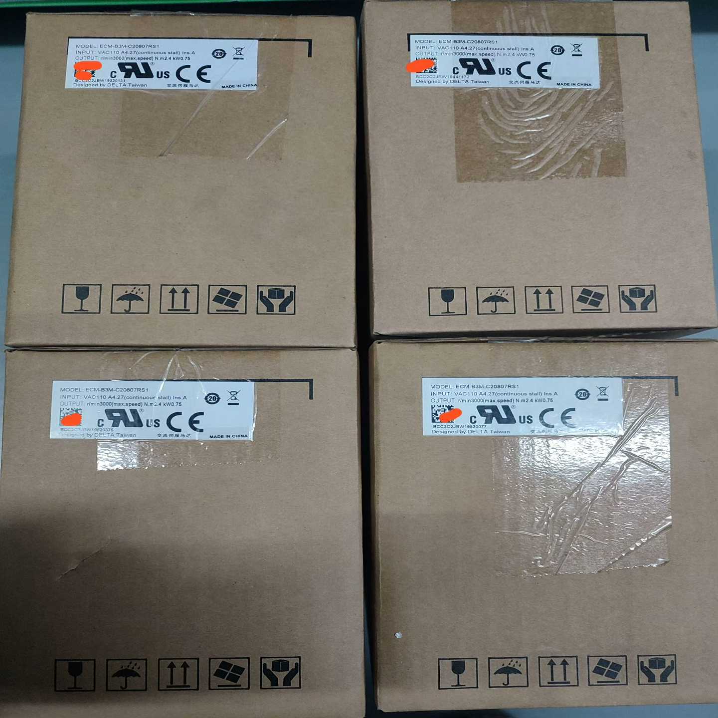 议价台达伺服电机ECM-B3M-C20807RS1，全新现货十几