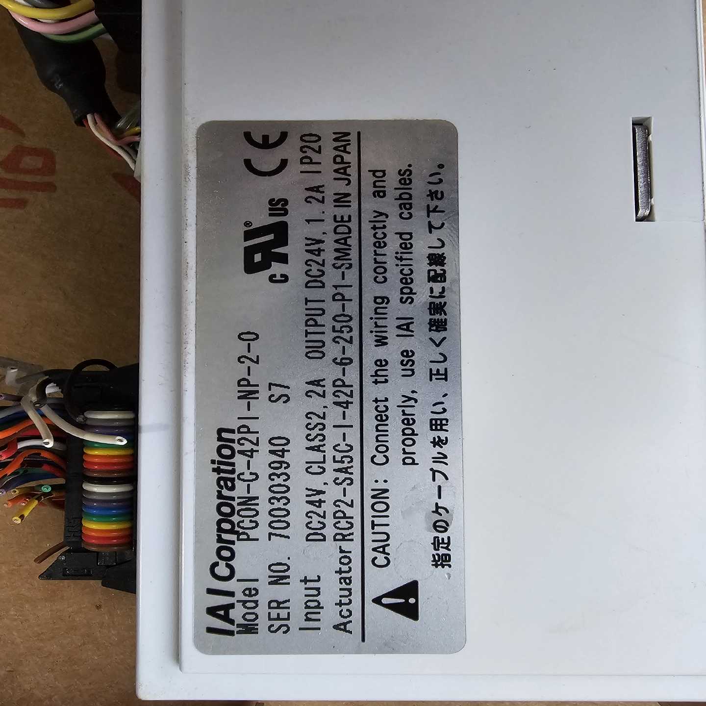 咨询-IAI电缸控制器PCON-C-42PI-NP-2-0正常