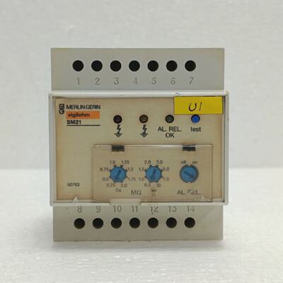 Merlin Gerin Vigilohm SM21 50763 Insulation Monitoring Relay