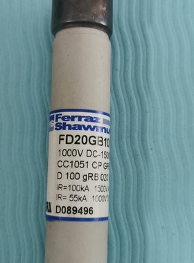FerrazShawmut熔断器型号FD20GB100V议价