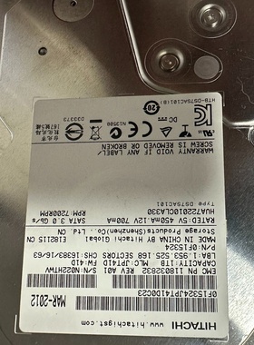 日立1Tsata硬盘型号HUA722010CLA330-议价