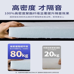 聚酯纤维吸音板墙面装饰隔音板幼儿园脂直播间ktv影室专用消音棉