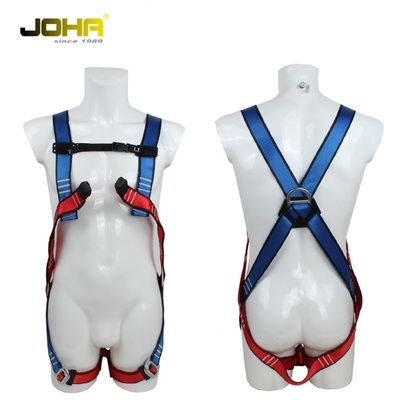 JOHA巨环五点式儿童安全带拓展攀岩全身式高空作业安全带欧式