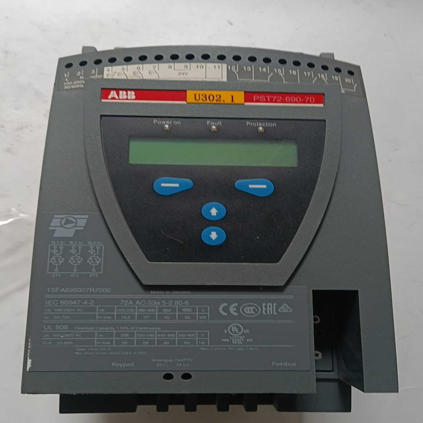 ABB软启动PST72-690-709成新漂亮，实物图拍--议价商品