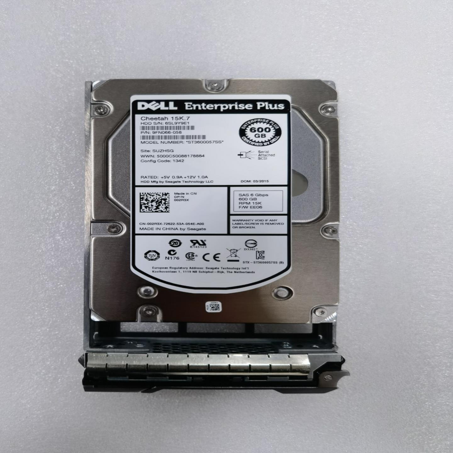 Dell EQ PS系列 600G 15K SAS 002R3X 00VX8J 0TC05P 存储询价