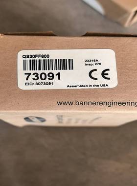 Banner邦纳73091QS30FF600漫反射式--议价商品