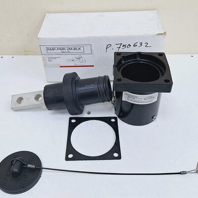 RigPower RMPPMR2MBLK Panel Mount Receptacle 2 Hole Buss Bar