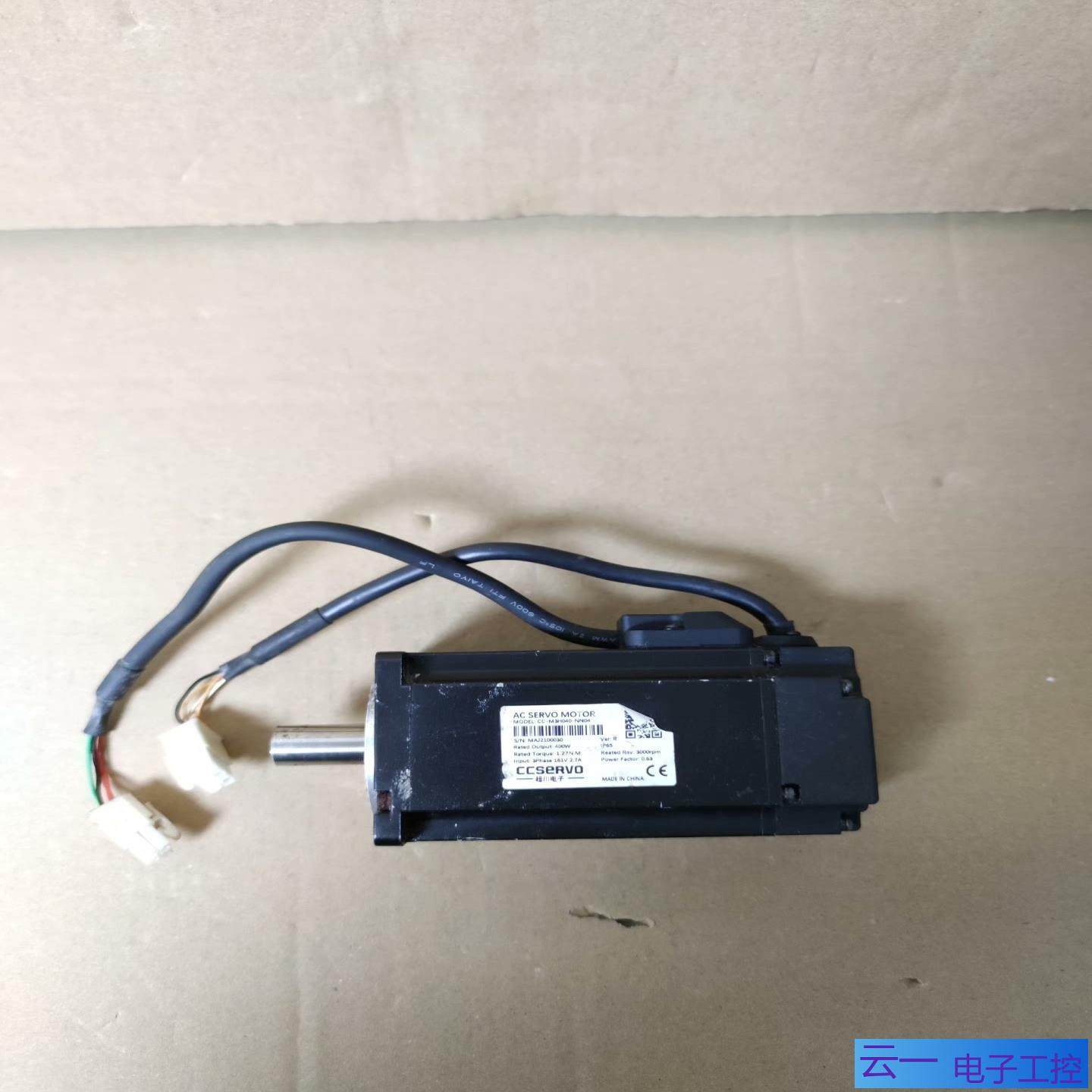 超川400W伺服马达型号CC-M3H040-NN04一台；议价