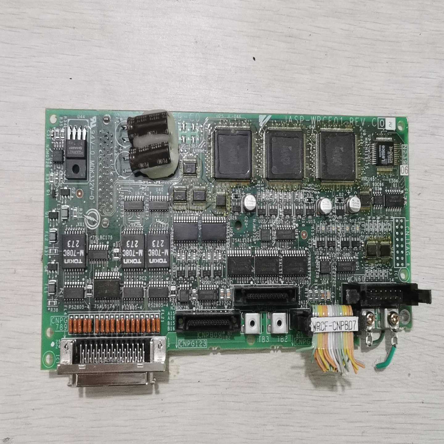 出售一块安川机器人外部轴控制板，型号JASP-WRCF01，-询价客服