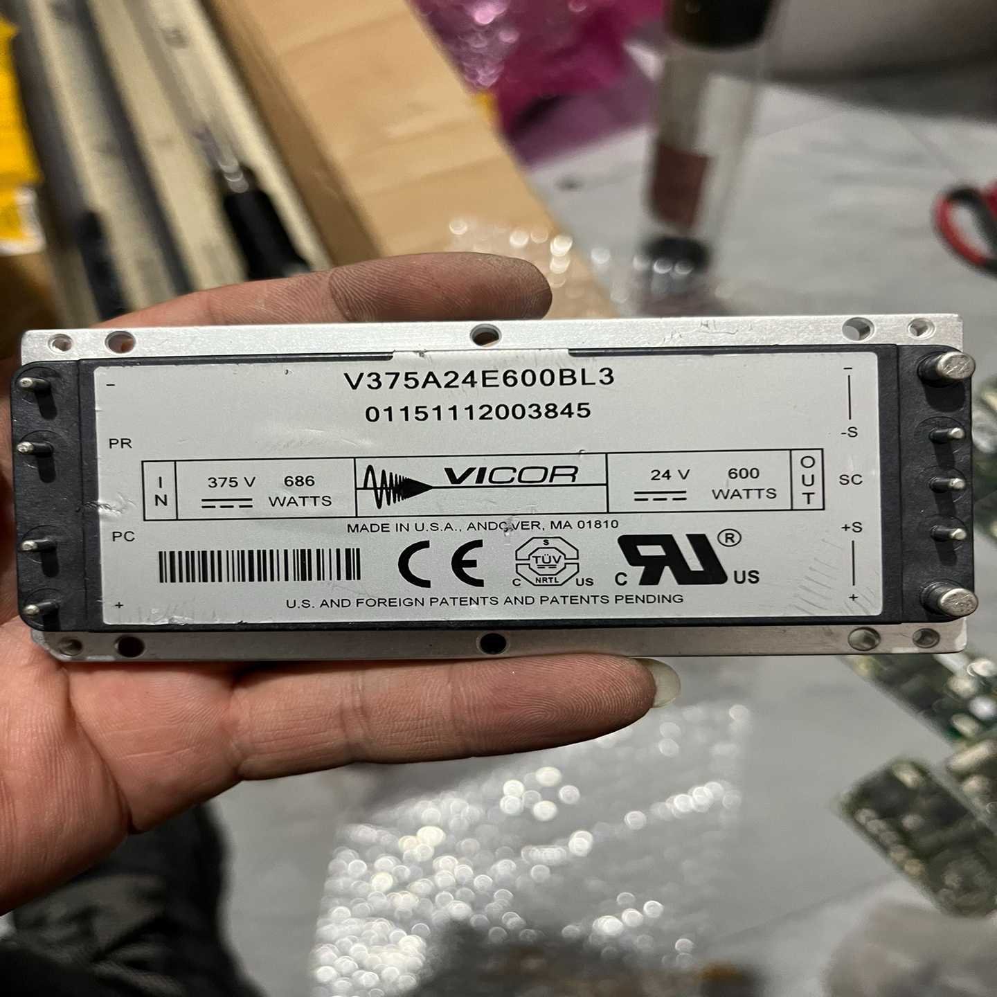 咨询-VICOR电源模块V375A24E600BL3物品，成色