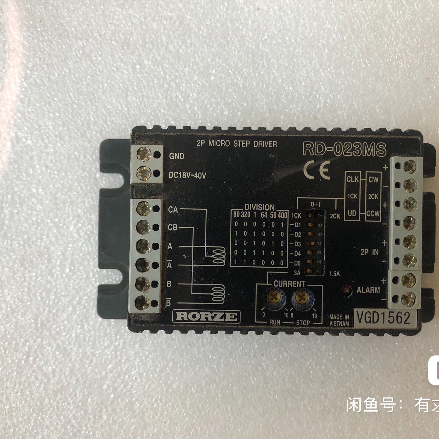 RORZE乐兹步进驱动器RD023MS二手拆机实物图现货--议价商品