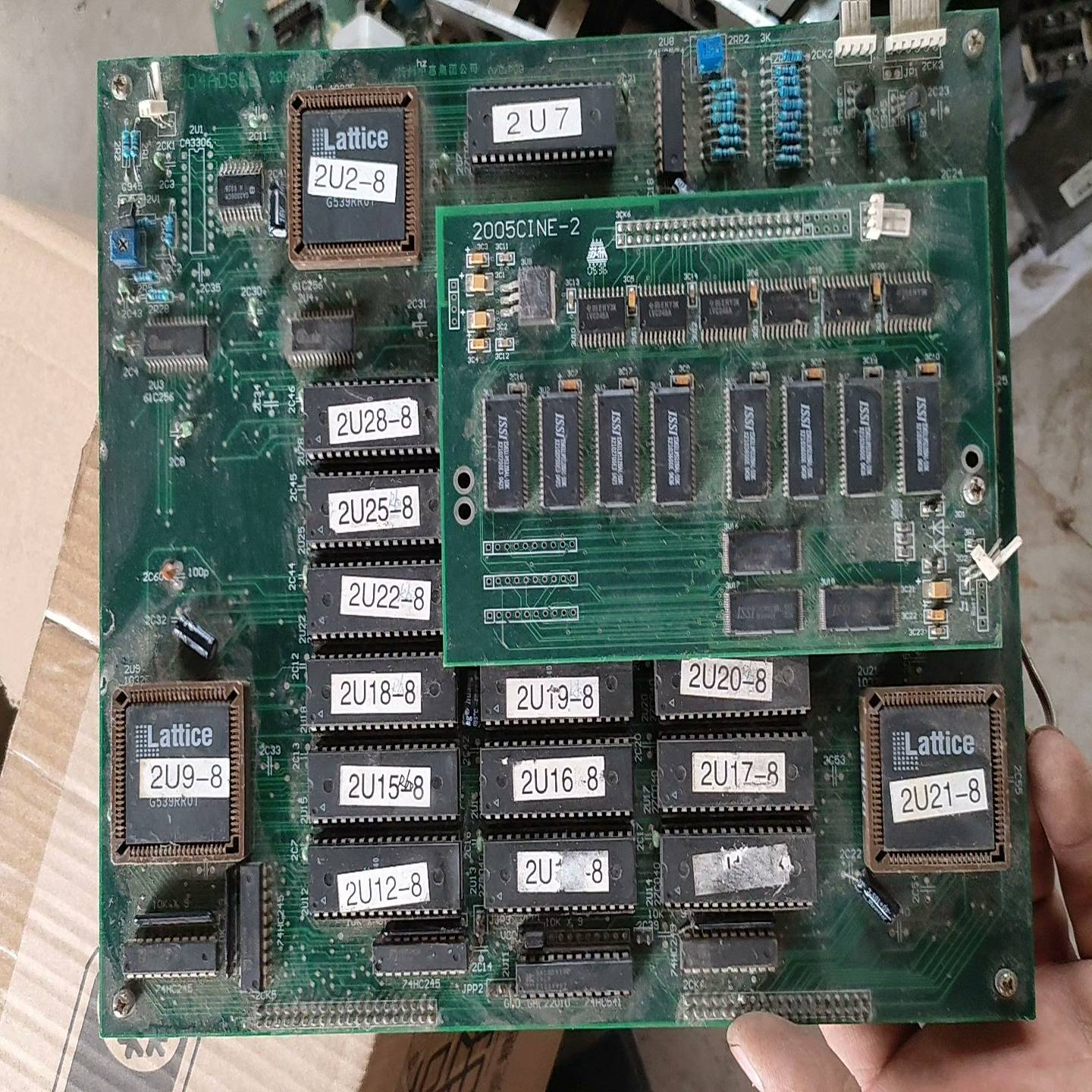 咨询-Lattice芯片主板，型号2005CINE-2，板子成