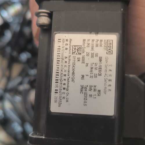 询-汇川伺服电机ISMH一10B30CB一U234Z