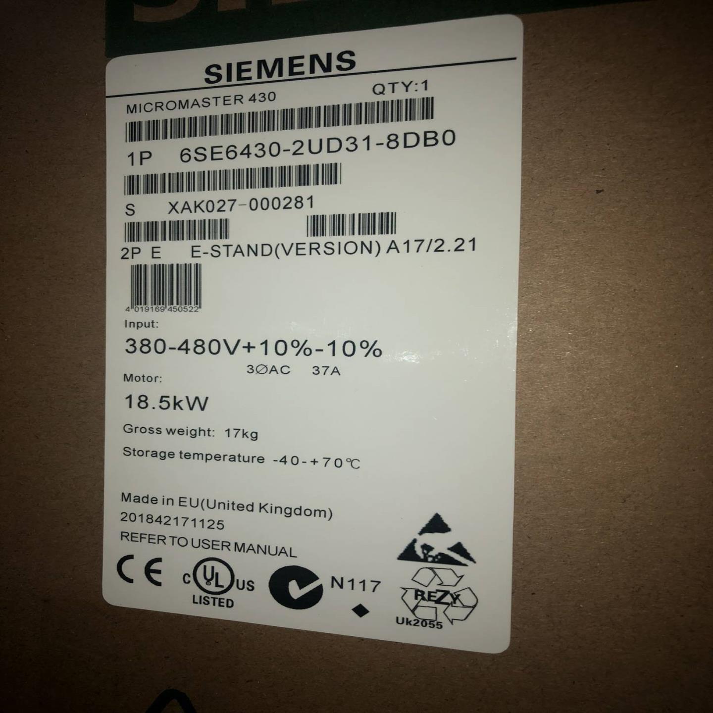 配件变频器6SE6430-2UD31-8DB0 6se6430-2ud312ad31-8da0 看议价