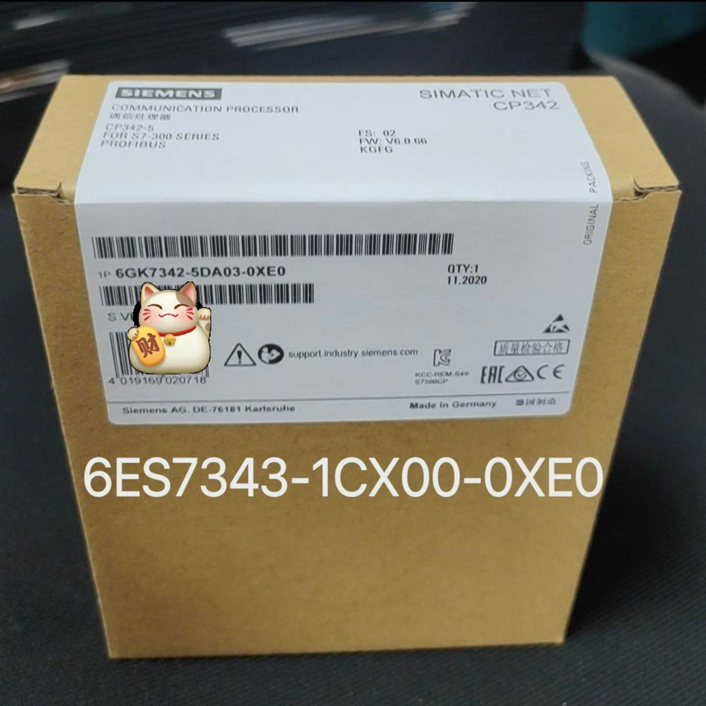 未拆封6ES7343-1CX00-0XE0产品质保一年询价