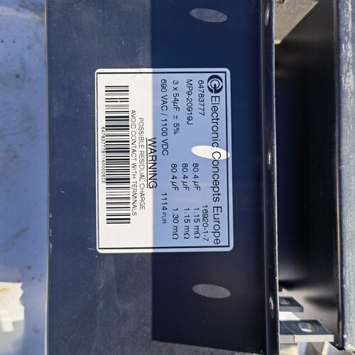 滤波电容690VAC1100VDC