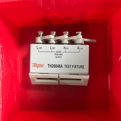 询价~同惠 TH26048A四端测试仪LCR数字电桥测试盒测试夹具
