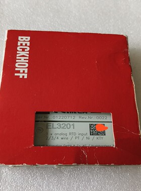 倍福模块EL3201倍福现货，全新带包装1台，包邮，可视频看--议价