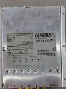 LAMBDA Alpha 1500W Part No H00133 Power Supply