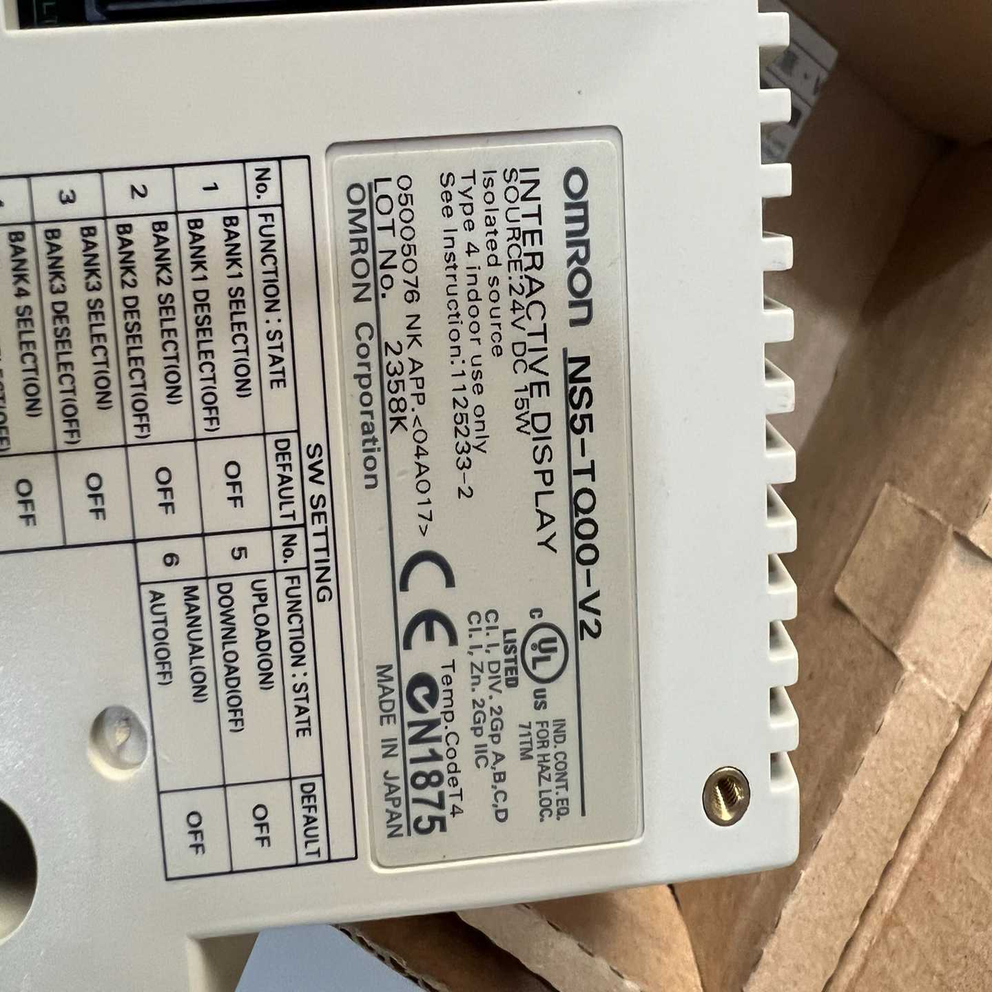 【触摸屏NS5-TQ00-V2！】Omron，~询价