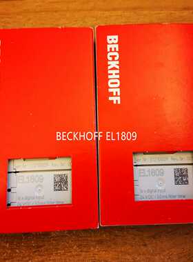 配件倍福BECKHOFF KL1809EL1809数字量现货模块议价