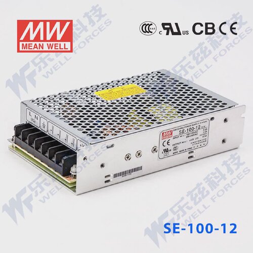 特价明纬12V电源100WSE-100-12直流开关稳压工控照明灯带灯箱