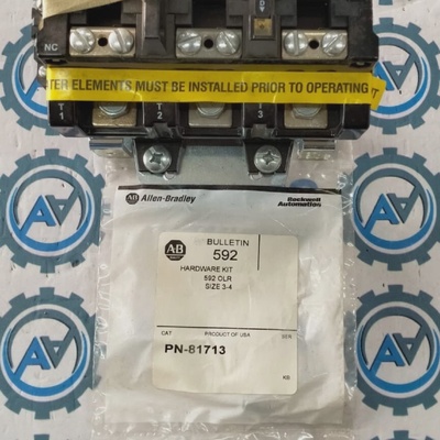Allen Bradley 592EUTD BULLETIN 592 eutectic overload relay N