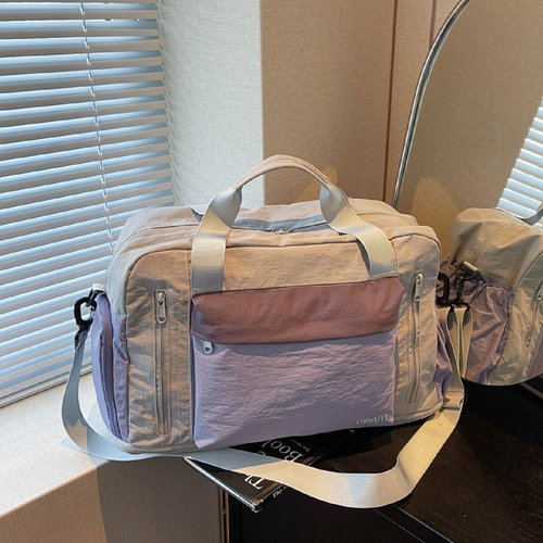 大容量旅行包女短途出差行李包旅游收纳轻便手提包时尚运动健身包