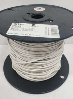 20-AWG(10X30)WHITEPVCHOOK-UPWIRE300FTTINNEDCOPPER