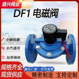DF1常闭电磁阀ZCS电磁阀铜丝扣电磁阀220V24v铸铁法兰DF1电磁阀