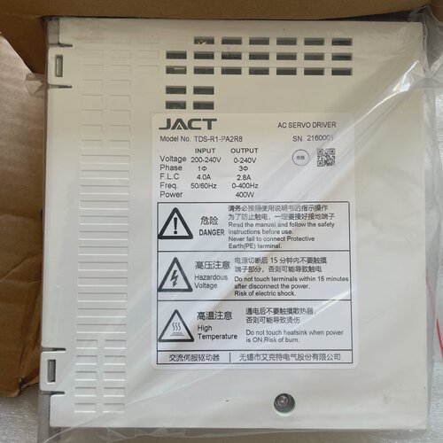 JACT艾克特伺服驱动器400W  TDS-R1-PA2R8-议价